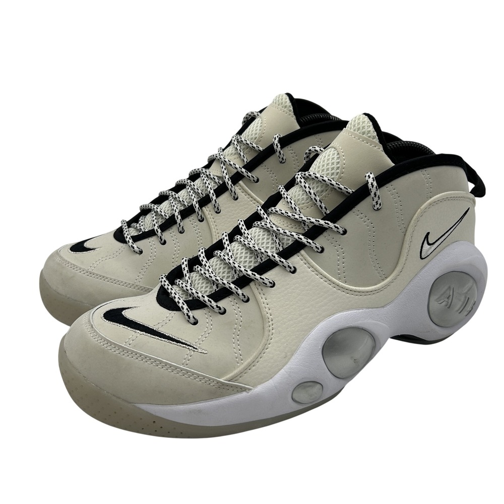 Nike Air Flight One Shoes Mens Sz 9.5 DX5505-100‎ Beige Leather Retro 2023